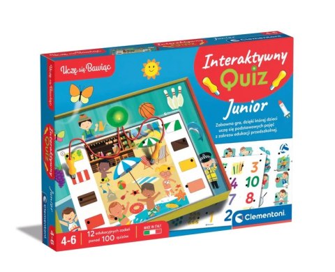 Gra edukacyjna Interaktywny Quiz Junior Język Polski Clementoni 50941
