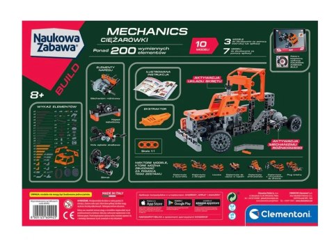 Naukowa Zabawa Klocki Laboratorium Mechaniki Ciężarówki Język Polski Clementoni 60992