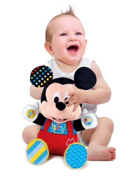Pluszowy Interaktywny Disney Baby Miki Uczy i Przytula Język Polski Clementoni 50131