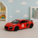 Samochód Sportowy Metalowy Napęd Pull Back Światła Dźwięki Czerwony 1:43