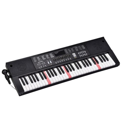 Keyboard Pianinko Elektryczne Z Mikrofonem 200 Brzmień 61 Klawiszy 78cm