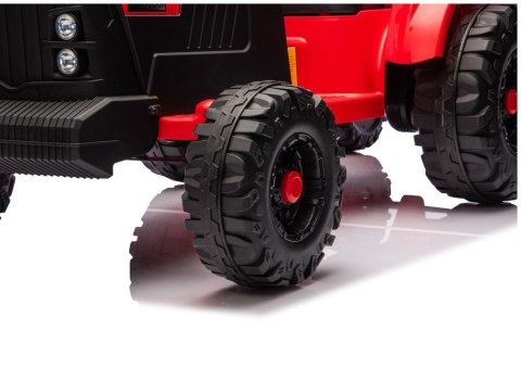 Traktor Na Akumulator CH9959B Z Przyczepą Czerwony 24V