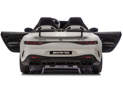 Auto Na Akumulator Mercedes GT63 AMG DKGT63 24V LCD Lakierowany Jasno Szary