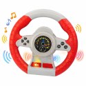 Kierownica Interaktywna Symulator Jazdy Światła Dźwięki Czerwona