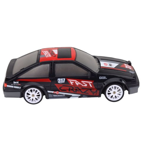 Samochód Do Driftu Zdalnie Sterowany RC Coupe Wymienne Koła Czarny 1:24
