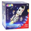 Zabawka Edukacyjna Rakieta Kosmiczna 5w1 Astronauci Światła Dźwięki
