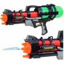 Duży Pistolet Karabin Broń Na Wodę Zielony Zasięg 6m 1,25 L 60 cm