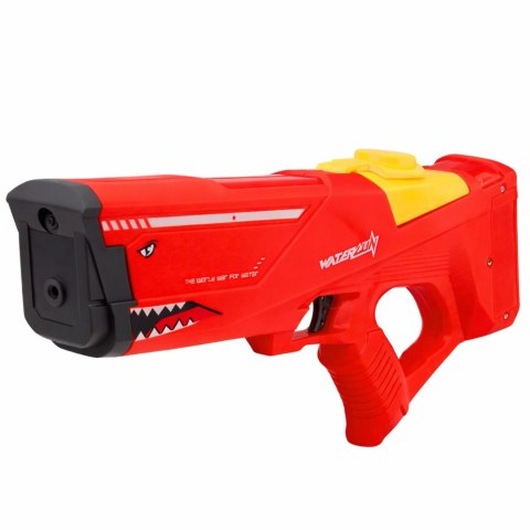 Elektryczny Karabin Pistolet Na Wodę Rekin Czerwony 600 ml 8-10 m