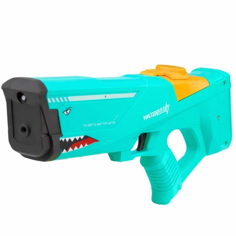 Elektryczny Karabin Pistolet Na Wodę Rekin Zielony 600 ml 8-10 m