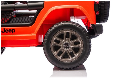 Pojazd Na Akumulator Jeep Rubicon 4x4 DK-JWR556 4x200W 24V Pomarańczowy