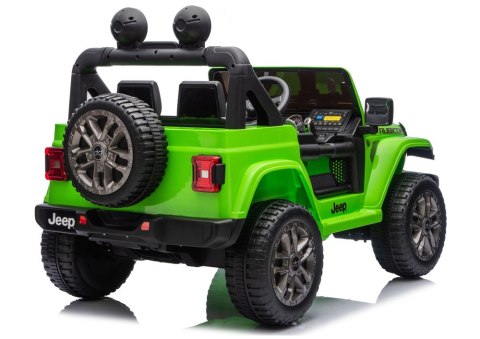Pojazd Na Akumulator Jeep Rubicon 4x4 DK-JWR556 4x200W 24V Zielony