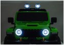 Pojazd Na Akumulator Jeep Rubicon 4x4 DK-JWR556 4x200W 24V Zielony
