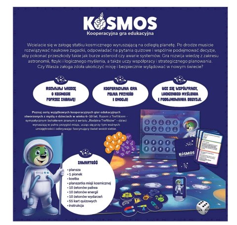 Gra edukacyjna Kosmos Rodzina Treflików Trefl 02911