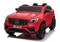Auto na Akumulator Mercedes GLC 63S Dwuosobowy LED MP3 Czerowny Lakierowany