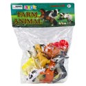 Zestaw Figurki Zwierzęta Gospodarskie Domowe Farma 12 szt.