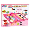 Interaktywna Mata Muzyczna Taneczna Edukacyjna Perkusja Pianinko 2w1