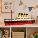 Zestaw Klocki Konstrukcyjne Statek Titanic Duży Model 60 cm 3327 el.