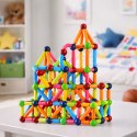 Zestaw Klocki Magnetyczne Konstrukcyjne Sticks Kreatywne Kolorowe 166 el.
