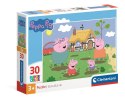 Puzzle 30 Super Color ŚWINKA PEPPA Clementoni 20838