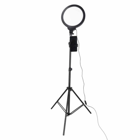 Lampa studyjna LED okrągła 3 barwy światła panel