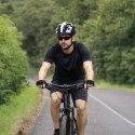 Kask rowerowy na rower RALLEX damski męski regulowany czarno-biały M 54-58cm