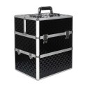 Kuferek na kosmetyki walizka organizer kosmetyczny XXL 3D