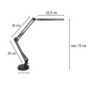 Lampka na biurko biurkowa LED USB obrotowy wysięgnik 2 sposoby mocowania