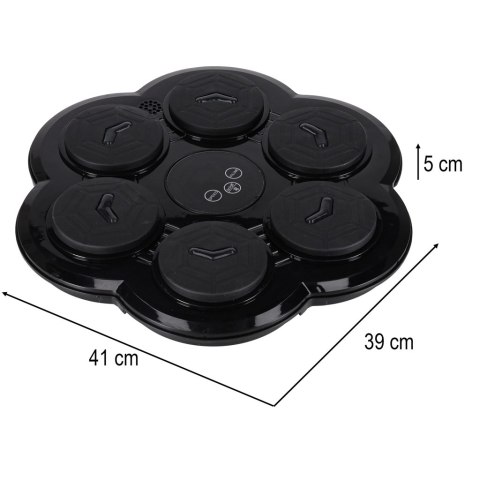 Tarcza bokserska treningowa na ścianę trenażer muzyka LED USB rękawice