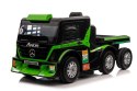 Auto Na Akumulator Ciężarówka Mercedes + Naczepa XMX622B Zielony LCD