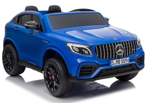 Auto na Akumulator Mercedes GLC 63S Dwuosobowy LED MP3 Niebieski Lakierowany