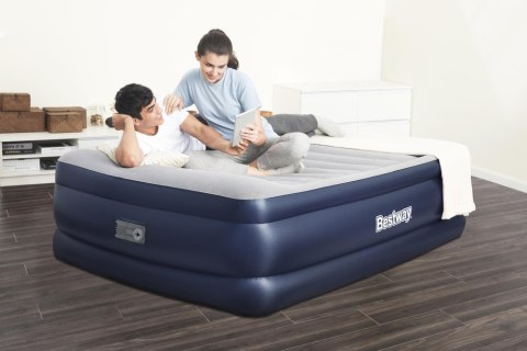 Dmuchany Materac Dwuosobowy Z Pompką 203 x 152 x 61 cm Bestway 67690