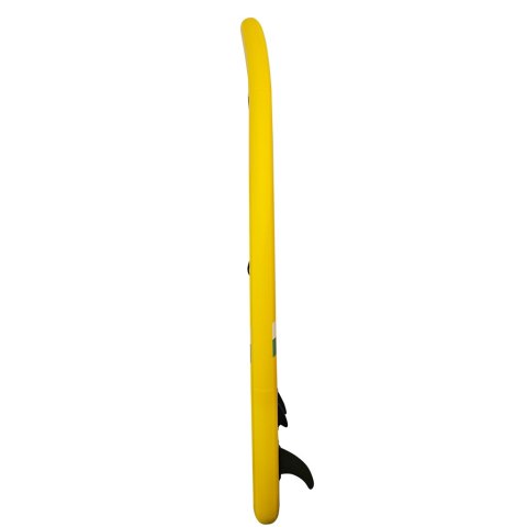 Deska SUP pompowana do pływania z siedzeniem akcesoriami wiosło zestaw żółta 350 cm