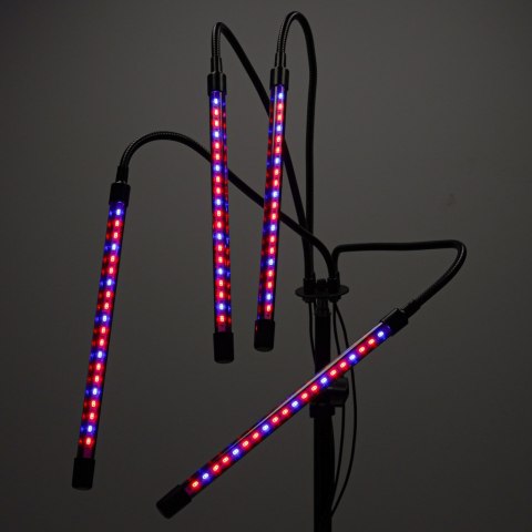 Lampa do roślin LED uprawy wzrostu panel na statywie 4x80LED