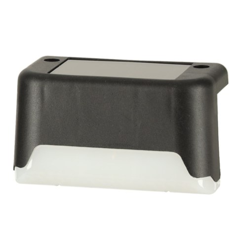 Lampa solarna schodowa ogrodowa zewnętrzna LED na schody czujnik zmierzchu 8 sztuk