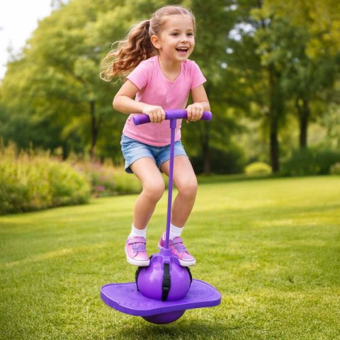 Skoczek dla dzieci pogo równowaga jumper fioletowy