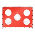 Bramka piłkarska do piłki nożnej dla dzieci treningowa 2w1 + mata celności 215 x 153 x 76 cm