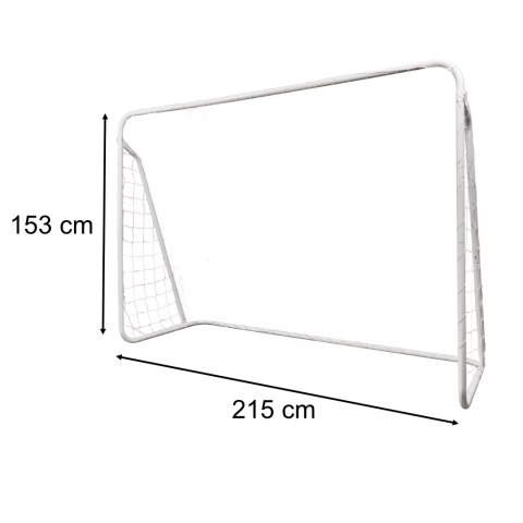 Bramka piłkarska do piłki nożnej dla dzieci treningowa 2w1 + mata celności 215 x 153 x 76 cm