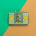 Gra zręcznościowa elektroniczna konsola retro gierka przenośna kieszonkowa zielona