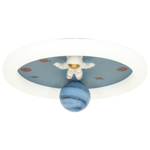Lampa LED sufitowa plafon do pokoju dziecięcego ściemniana + pilot astronauta