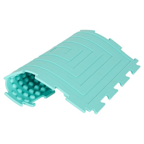 Mata sensoryczna puzzle montessori do masażu stóp 8 elementów pastelowe