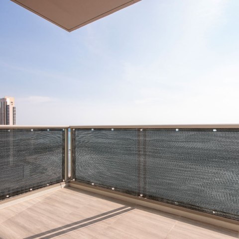 Osłona balkonowa LUARO mata maskująca siatka cieniująca na balkon taras 150g/m2 105x500cm UV