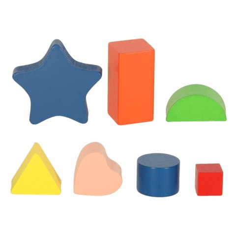 Wieża edukacyjna drewniana sorter kształty nauka liczenia 71cm XXL