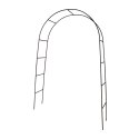 Pergola ogrodowa LUARO łuk uchwyt na róże kwiaty bluszcz pnącza metalowa 240 x 140 cm