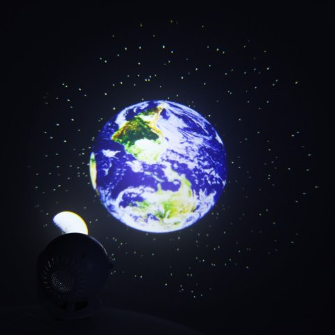 Projektor gwiazd nieba lampka nocna LED USB planetarium planety 12 dysków 360° timer