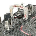 Tor wyścigowy samochodowy elektryczny policyjny 2 auta autka kontrolery zakręty klocki konstrukcyjne GD-03