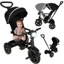 Rowerek trójkołowy TRIKE FIX Elite 2w1 rower spacerówka 6w1 czarny