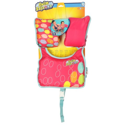 Kamizelka piankowa z rękawkami do pływania kapok dla dzieci 3-6 lat 19-30 kg BESTWAY 32174 różowa