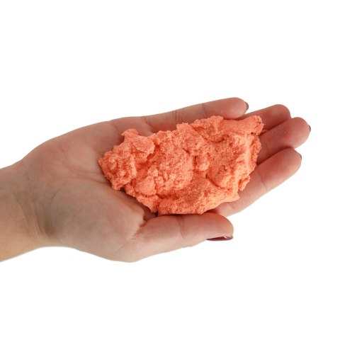 Piasek sensoryczny dla dzieci 1kg w woreczku pomarańczowy