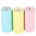 Rolki termiczne papier do drukarki aparatu 5,7cm x 3m 3 sztuki kolorowe
