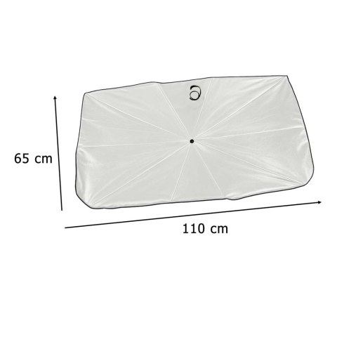 Parasol osłona przeciwsłoneczna na przednią szybę do samochodu auta mata składana UV 65x110cm